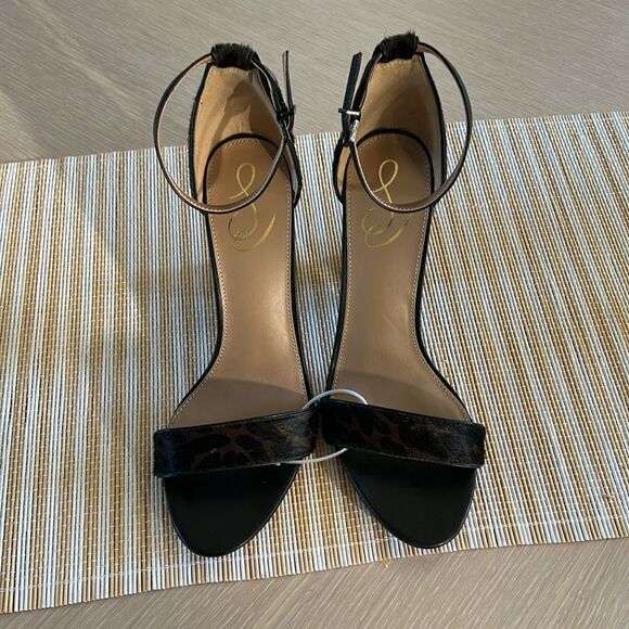 Sam Edelman Women's Yaro Dress Sandal, LEOPARD HAIR LEATHER, size 10, NWOT - Picture 5 of 13